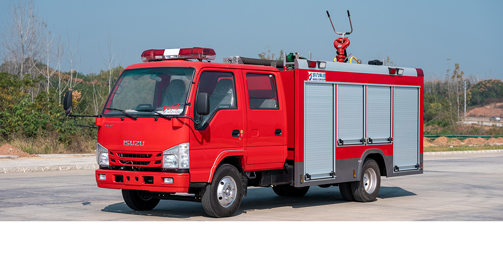 五十铃700P内藏水罐消防车图4