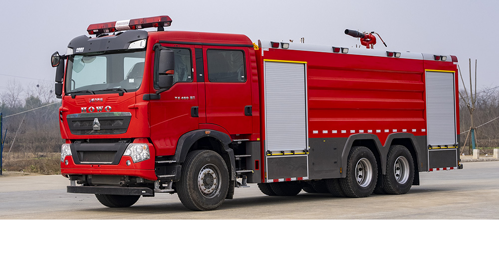 豪沃后双桥泡沫消防车图4