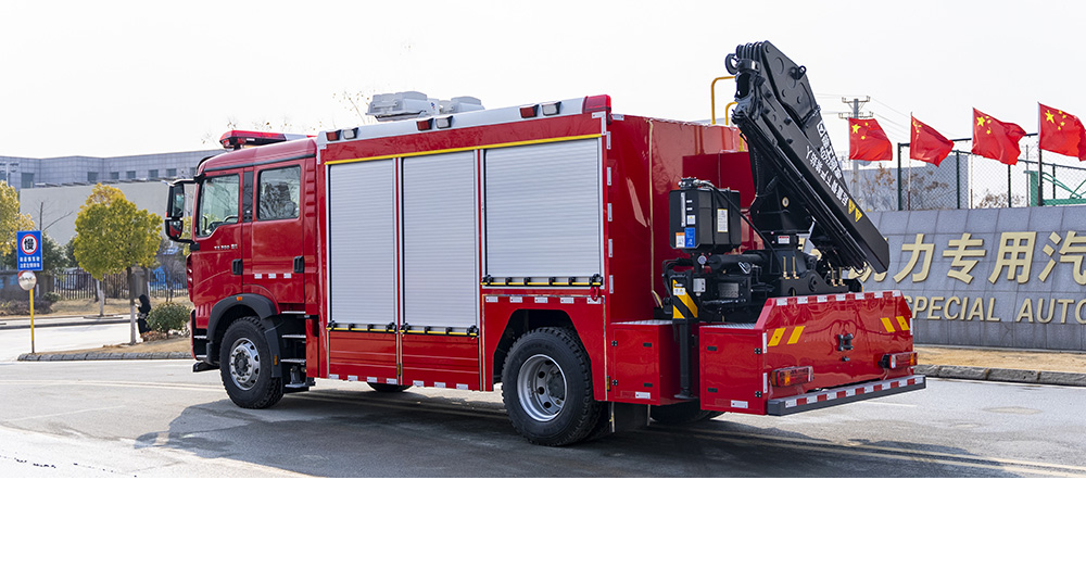 豪沃单桥抢险救援消防车图4