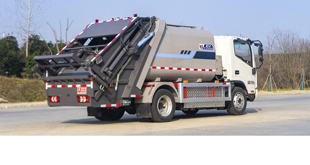 江淮帅铃纯电动压缩式垃圾车图5