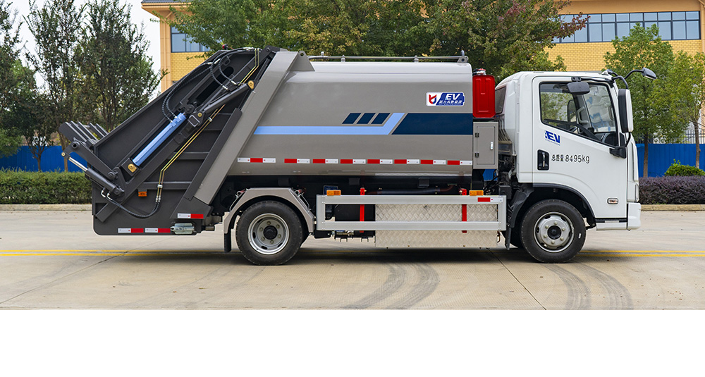 上汽跃进纯电压缩式垃圾车图5