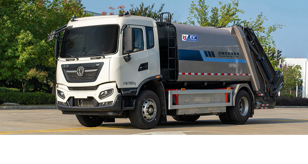 东风天锦纯电压缩式垃圾车图2