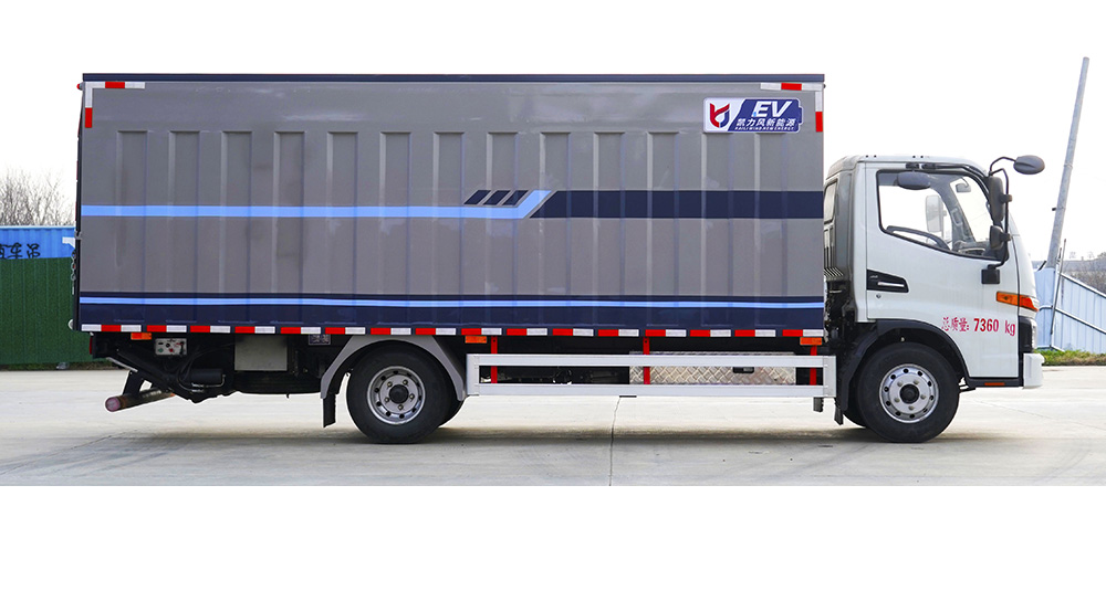 江淮骏铃纯电密封式桶装垃圾车图5