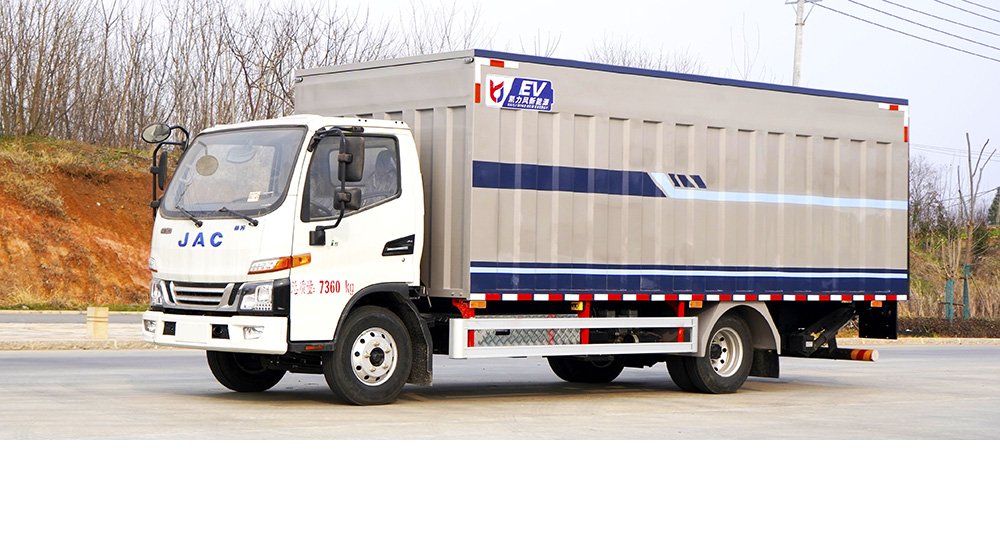 江淮骏铃纯电密封式桶装垃圾车图2