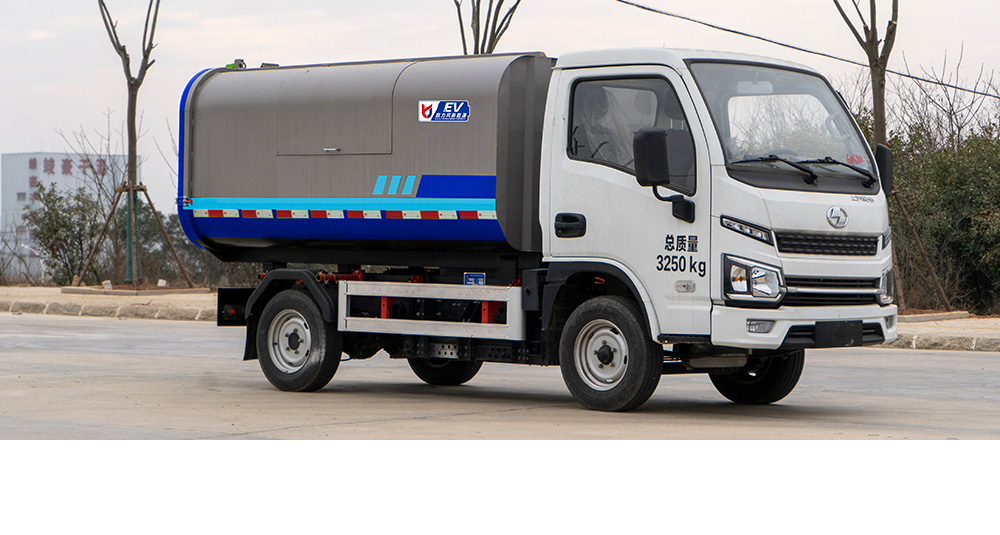 上汽跃进纯电自卸式垃圾车图1