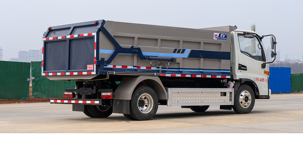 江淮帅铃纯电自卸式垃圾车图5