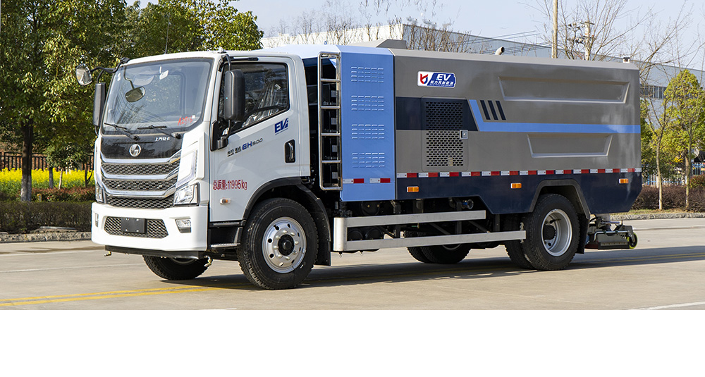 上汽跃进纯电道路污染清除车图2