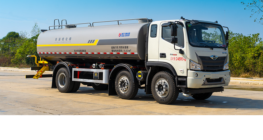 福田小三轴洒水车图1