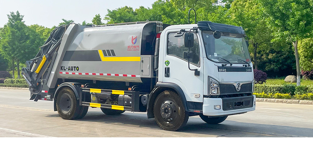 东风大福瑞卡压缩式垃圾车图1