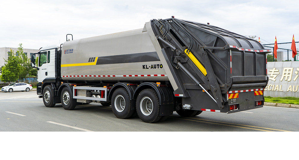 重汽前四后八压缩式垃圾车图6