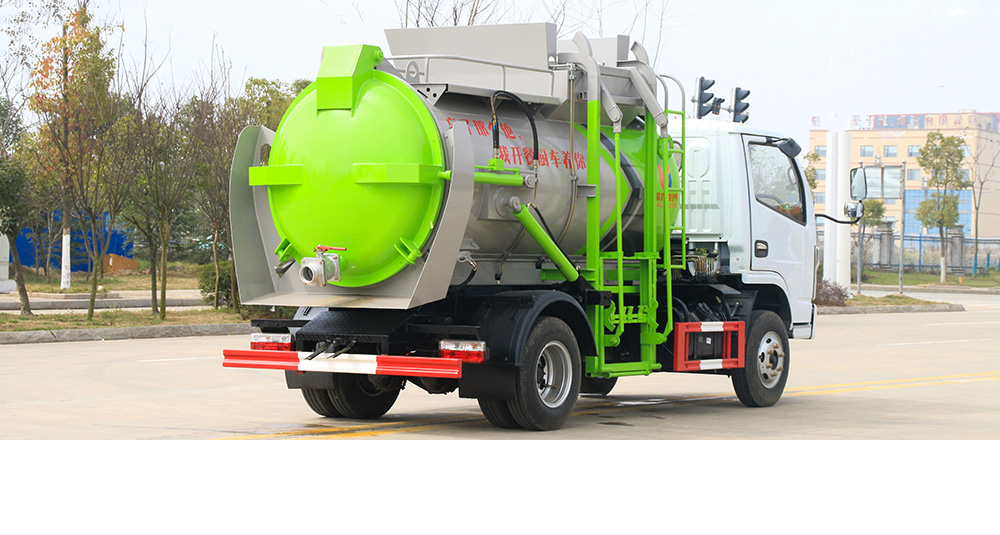 东风D6圆罐餐厨式垃圾车图5