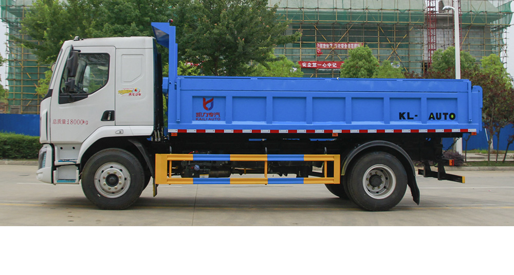 柳汽自卸式垃圾车图6