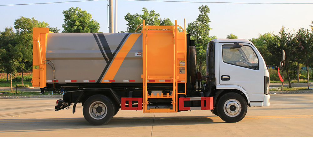小多利卡侧装压缩垃圾车图3