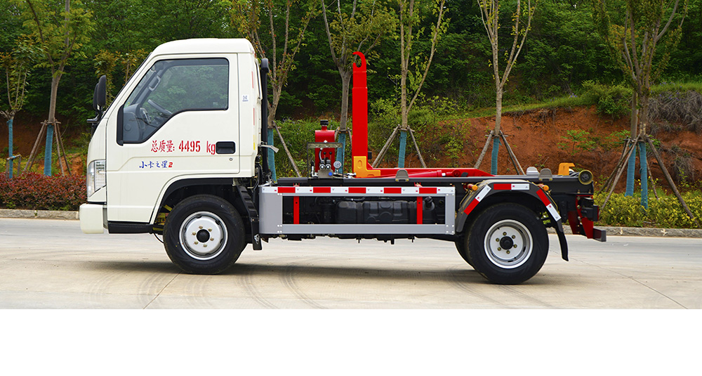 小卡之星2柴油3方车厢可卸式垃圾车图5