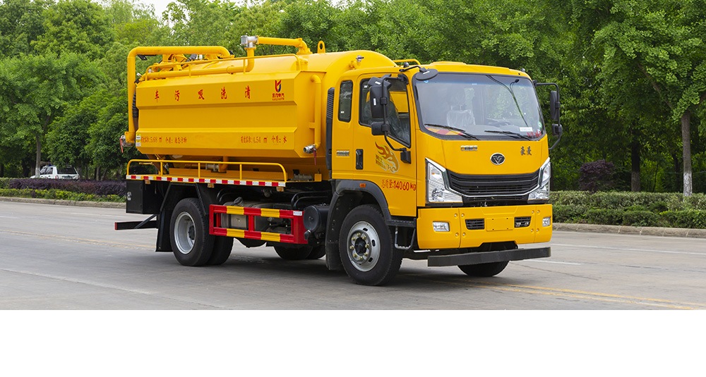 重汽豪曼清洗吸污车图2